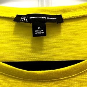 Lime yellow INC top